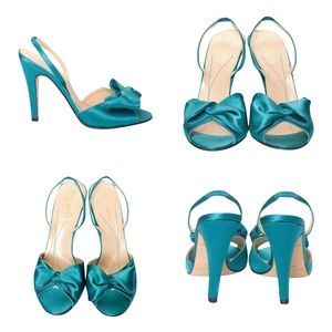 New Kate Spade Spring 2005 Collection Teal Heels